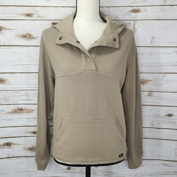 RVCA Cropped Relaxed Hoodie Size Small - Picture 1 of 7